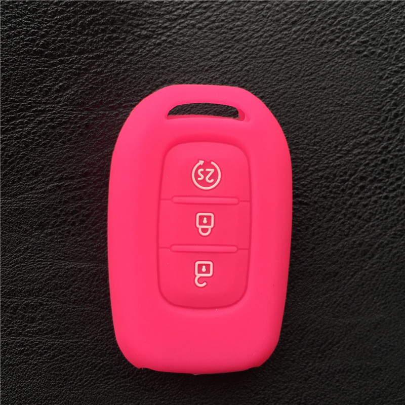 3 Button Silicone Rubber Car Key Cover Case For Renault Duster Megane Duster Sandero Kangdoo