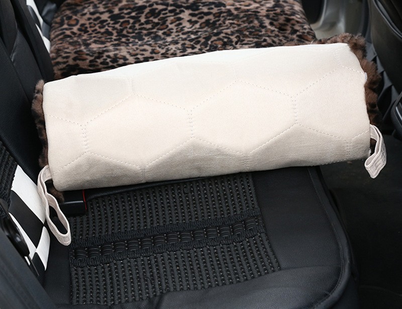 3pcs Retro Leopard Print 100% Wool Car Seat Pads Winter Warm Universal Sheepskin Fur Mats