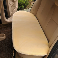 Best Plush Automotive Back Rear Seat Pad Faux Fur Interior Cushion Cover Winter Mat