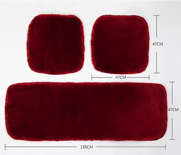 Best Plush Automotive Back Rear Seat Pad Faux Fur Interior Cushion Cover Winter Mat