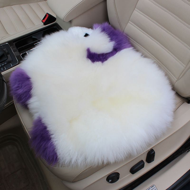 Cute Lambs Whole Wool Car Seat Cushion Winter Australian Fur Pads Hairy Office Home Mats