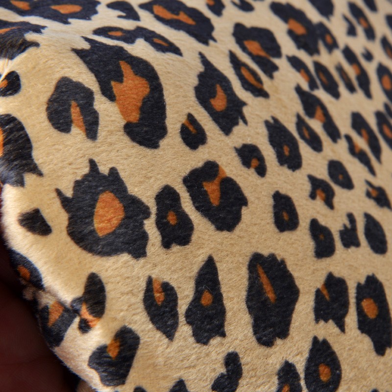 Fashion Leopard Print Car Seat Covers Women Plush Universal Fit Most SUV 12pcs