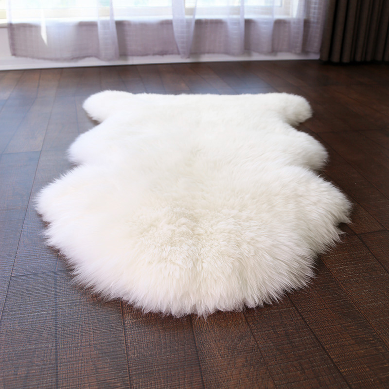 Luxury Pure Australian Wool Whole Sheepskin Fur Chair Tea Table Yoga Cushion Mats Sofa Pads