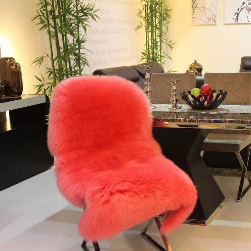 Luxury Pure Australian Wool Whole Sheepskin Fur Chair Tea Table Yoga Cushion Mats Sofa Pads