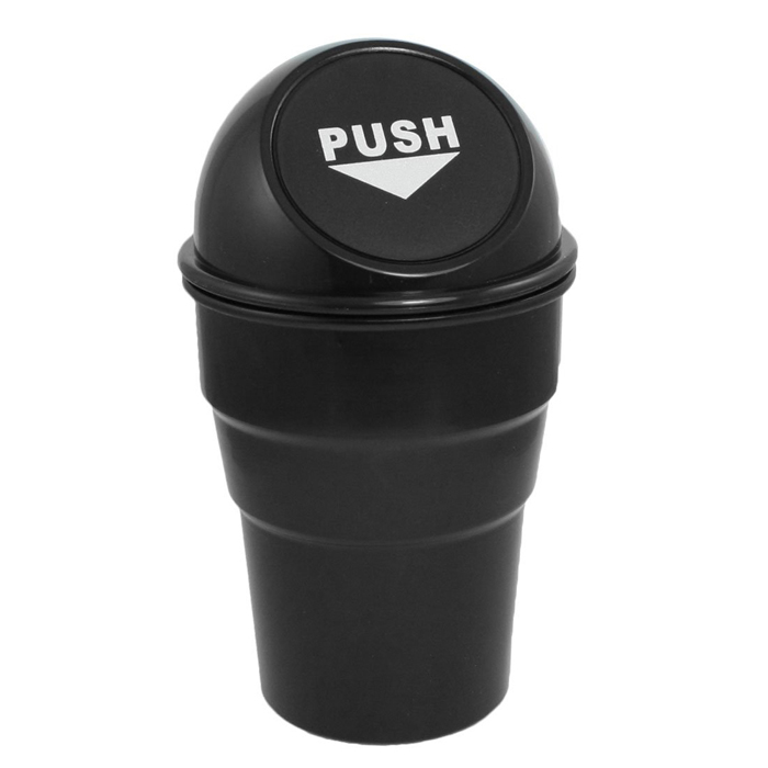 Plastic Car Garbage Can Car Trash Can Garbage Dust Case Holder Bin Car-Styling