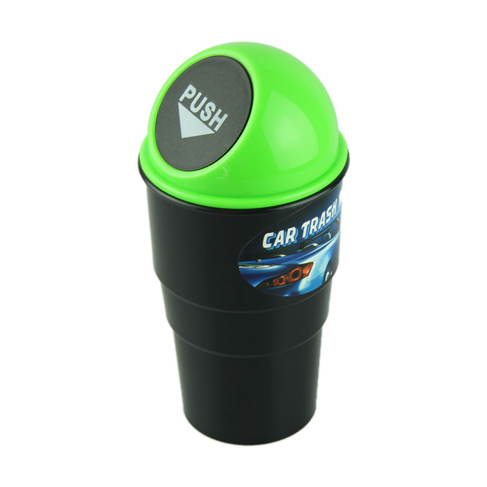 Plastic Car Garbage Can Car Trash Can Garbage Dust Case Holder Bin Car-Styling