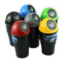 Plastic Car Garbage Can Car Trash Can Garbage Dust Case Holder Bin Car-Styling