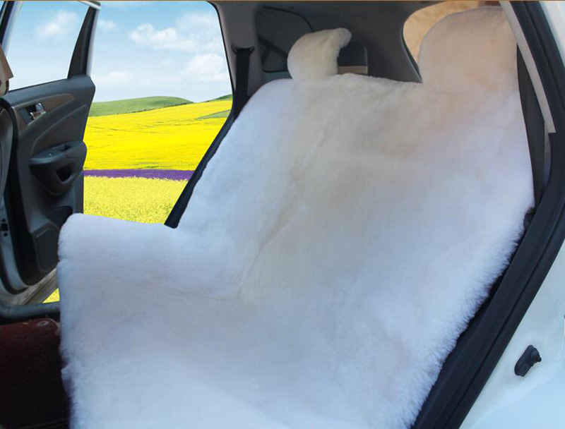 Top Quality Full Set Car Seat Covers Faux fur Interior Cushion Styling Winter Plush Pad