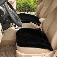 Top Quality Plush Automotive Front Seat Pad Faux Fur Interior Cushion Cover Winter Mat