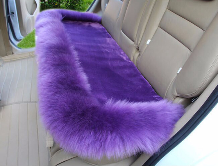 Universal 3pcs Australia 100% Wool Automobile Seat Pads Mats Furry Interior Winter Warm