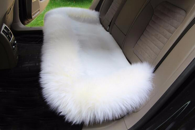 Universal 3pcs Australia 100% Wool Automobile Seat Pads Mats Furry Interior Winter Warm