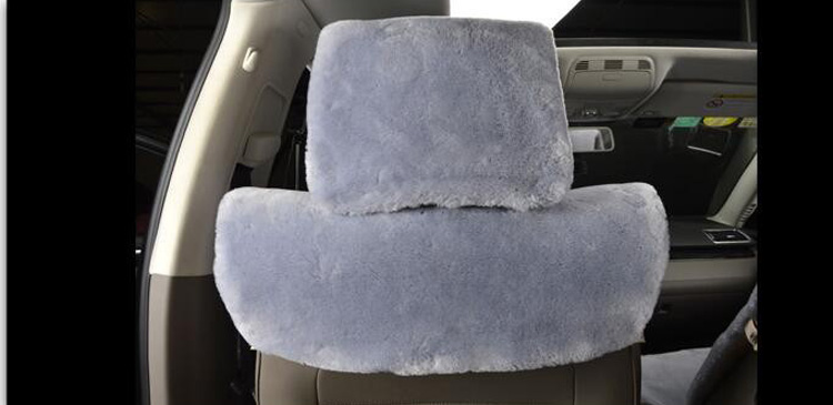 Universal Full Set Automobile Wool Plush Seat Cover Thicken Cushion Front Rear Pad Mats