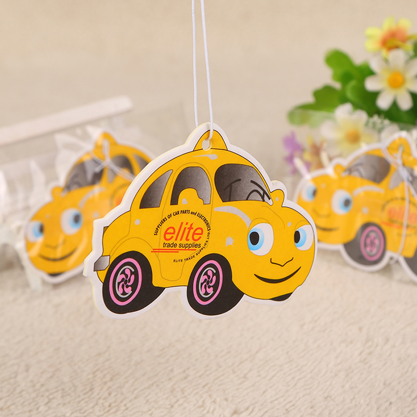 Vehicle Truck Ornaments Hanging Air Freshener Paper Solid Car Scent Slip
