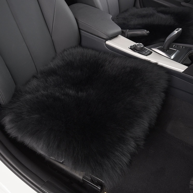 Winter Long Wool Mat Car Plush Seat Pad Pure Chair Cushion Used in Home and Office