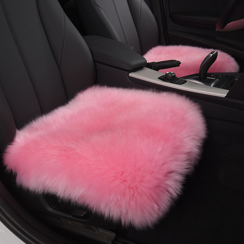 Winter Long Wool Mat Car Plush Seat Pad Pure Chair Cushion Used in Home and Office