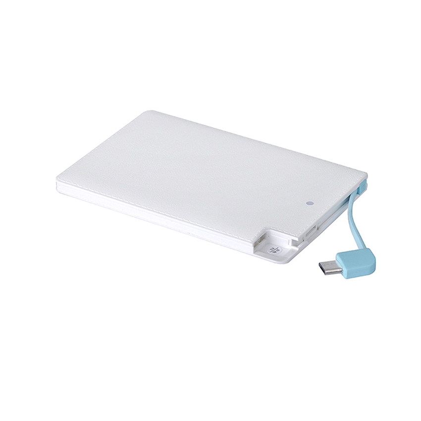 OEM/ODM AF-0210 2500mAh Metal Slim Portable USB Port Charging Power Bank For Smart Phone