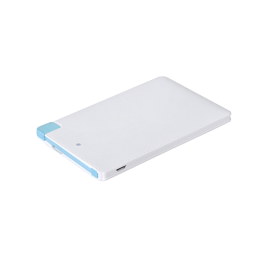 OEM/ODM AF-0210 2500mAh Metal Slim Portable USB Port Charging Power Bank For Smart Phone