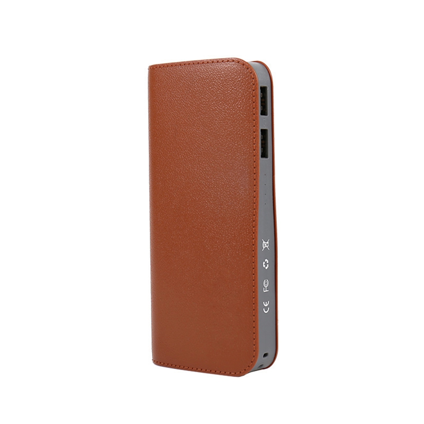OEM/ODM AF-515 QC2.0 13000mAh External Battery Ultra-thin Dual Output Skin Texture