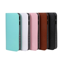 OEM/ODM AF-515 QC2.0 13000mAh External Battery Ultra-thin Dual Output Skin Texture
