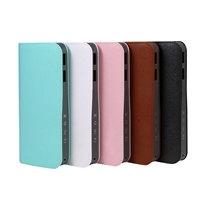 OEM/ODM AF-515 QC2.0 13000mAh External Battery Ultra-thin Dual Output Skin Texture