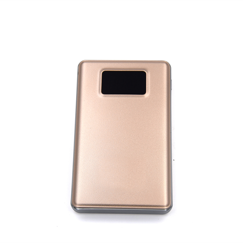 OEM/ODM AF-60B Dual USB LED Screen Polymer External Battery 9300mAh Portable ABS PMMA Charging