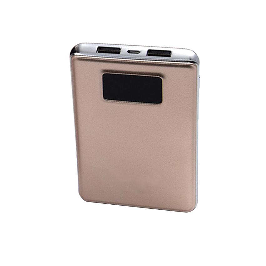 OEM/ODM AF-60B Dual USB LED Screen Polymer External Battery 9300mAh Portable ABS PMMA Charging