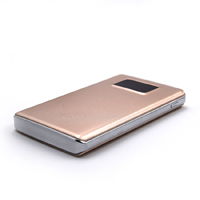 OEM/ODM AF-60B Dual USB LED Screen Polymer External Battery 9300mAh Portable ABS PMMA Charging