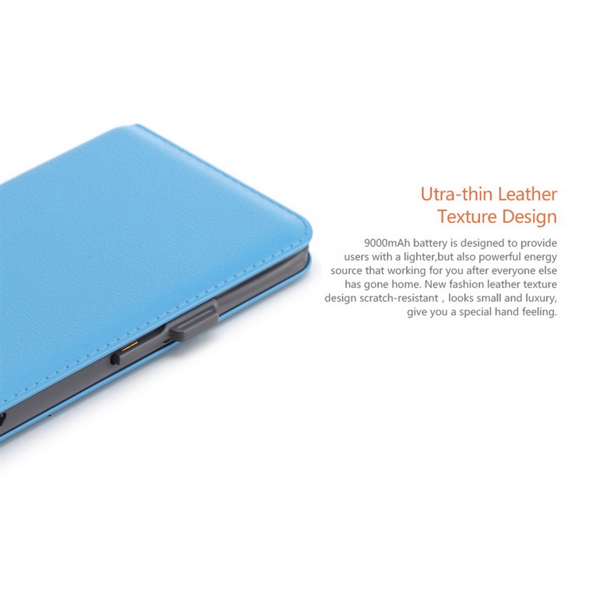 OEM/ODM AF-633 QC2.0 8000mAh Power Bank Ultra-thin Fast Charger Skin Texture