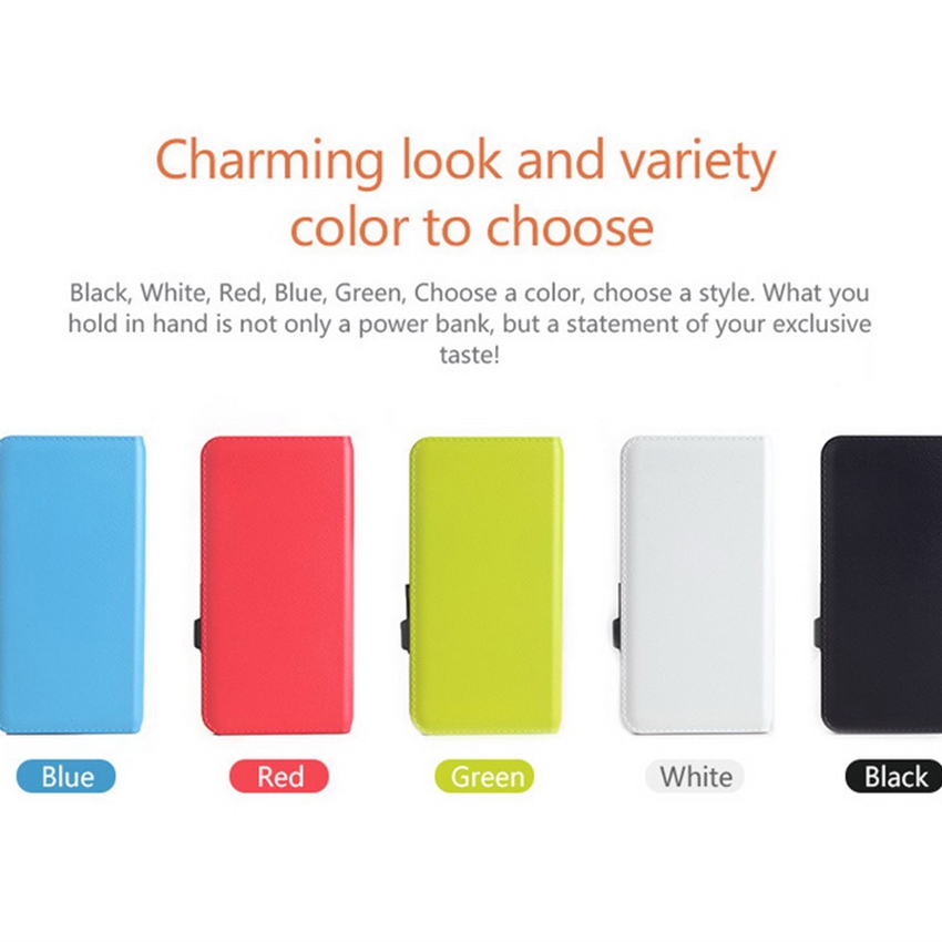 OEM/ODM AF-633 QC2.0 8000mAh Power Bank Ultra-thin Fast Charger Skin Texture