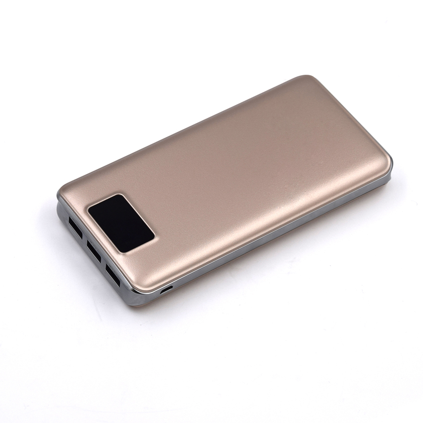 OEM/ODM AF-88 Three USB LED Screen 18650 External Battery 20000mAh Portable ABS PMMA Charging