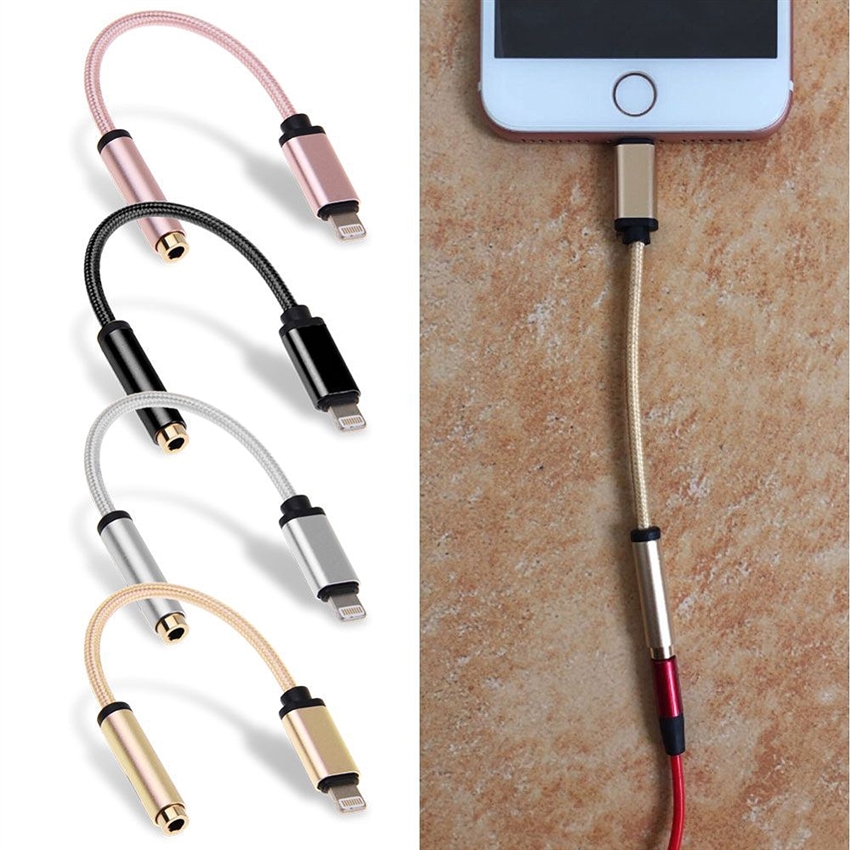 OEM/ODM AF-A07 3.5mm Lightning Digital Audio Adapter Metal Cables For iPhone 7/iPhone 7 Plus