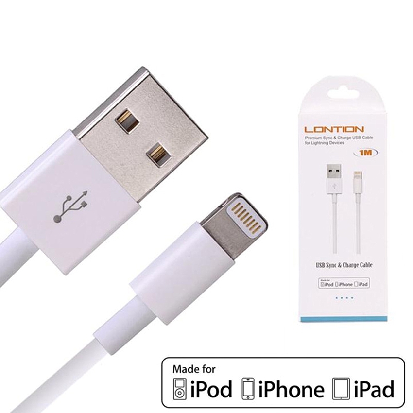 OEM/ODM AF-C100 Apple Lightning To USB Data Cables 1M Charge Sync iPhone iPad