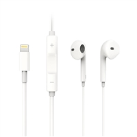 OEM/ODM AF-E700 HiFi 120CM Lighting In-Ear Earphone for iPhone 7 & iPad Earpods with 8-Pin Connector