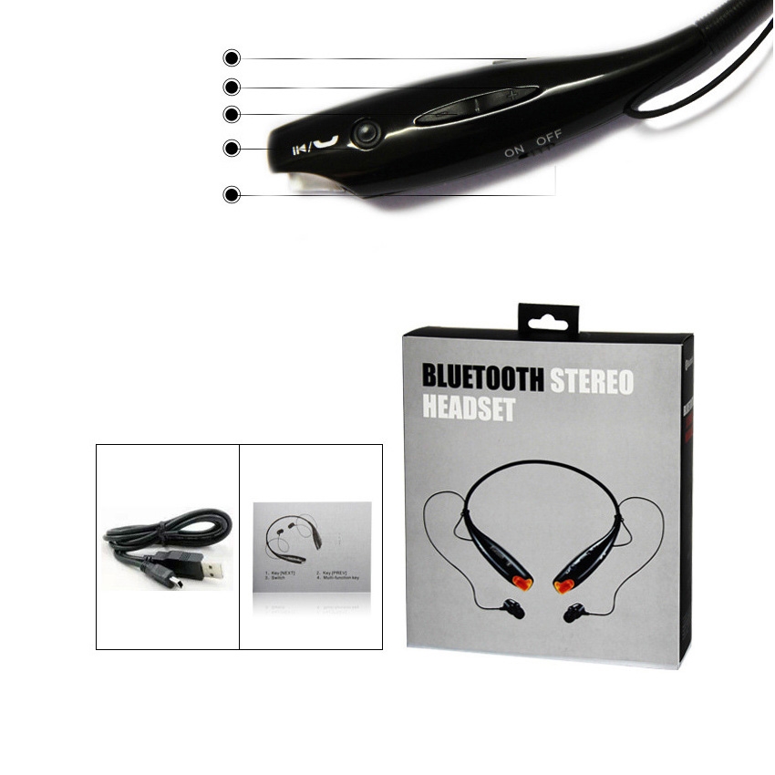 OEM/ODM AF-E800 Discount Cordless Stereo Earphone Wireless Bluetooth 4.1 EDR Neckband Sports In Ear