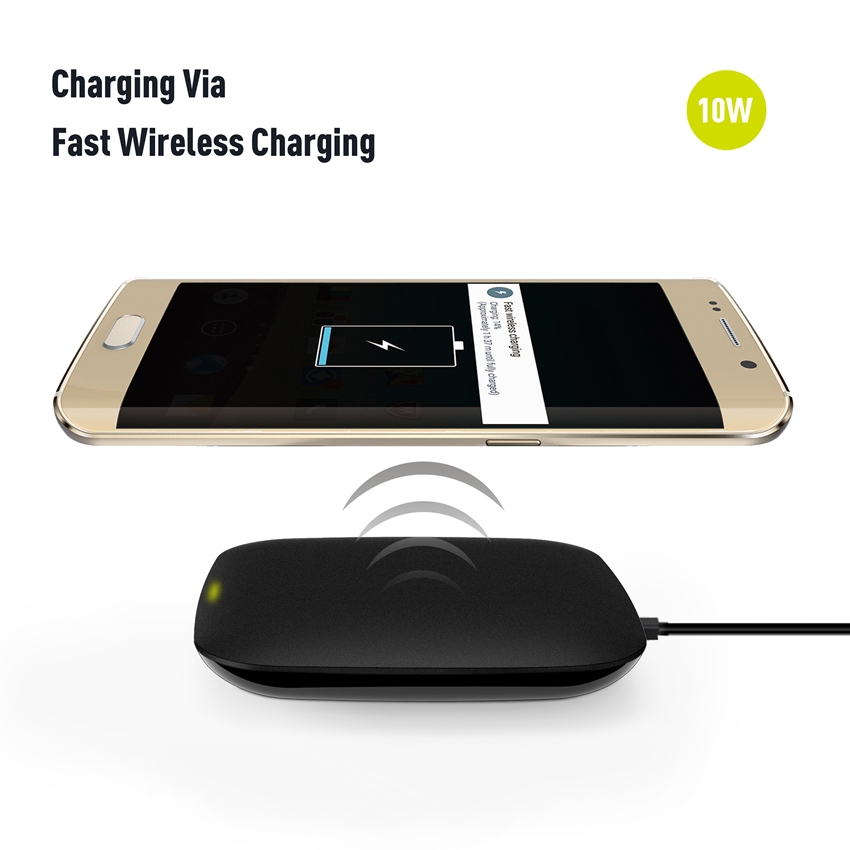 OEM/ODM AF-FC70 Wireless Charger Pad Slim Universal Smartphone Fast Charging Qi Standard