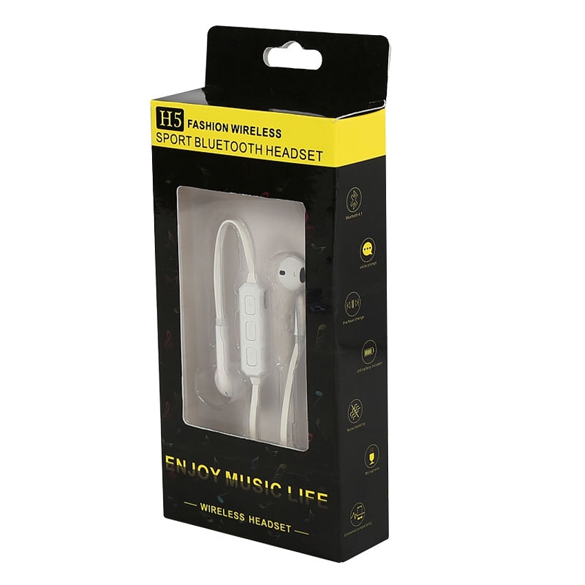 OEM/ODM AF-H5 HiFi Wireless Necklace Bluetooth 4.1 Neckband Earphone Stereo Smart Headphone