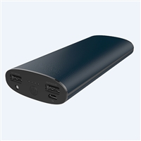 OEM/ODM AF-PB087 11000mAh ABS Artificial Leather LED Power Bank AAA Li-ion Battery Charger