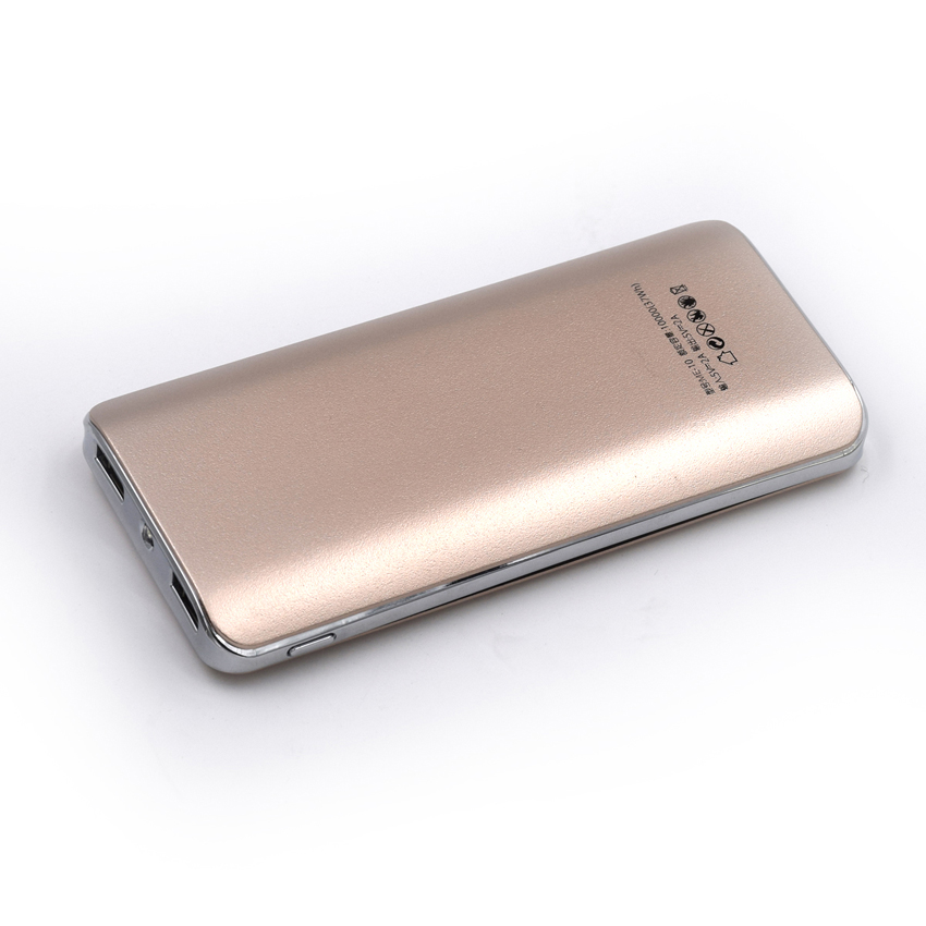 OEM/ODM AF-PB10 Dual USB LED Screen Polymer External Battery 10000mAh Portable ABS PMMA Charging