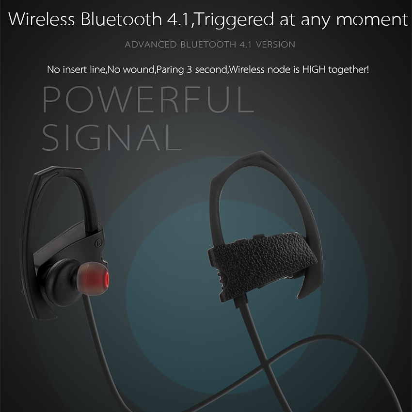 OEM/ODM AF-Q10 HD Wireless Waterproof Top 10 Sport Ear Hook Anti Sweat Bluetooth 4.1 Earphone