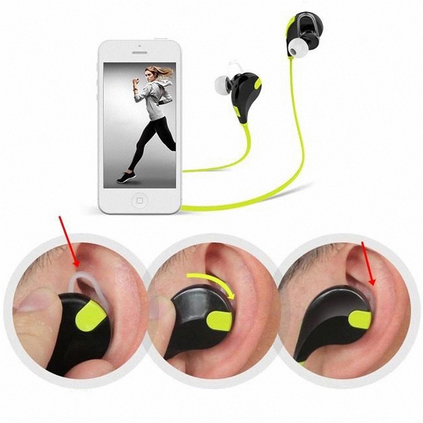 OEM/ODM AF-QY7 Great Stereo Wireless Bluetooth 4.1 EDR Neckband Sports In Ear Earphone Microphone