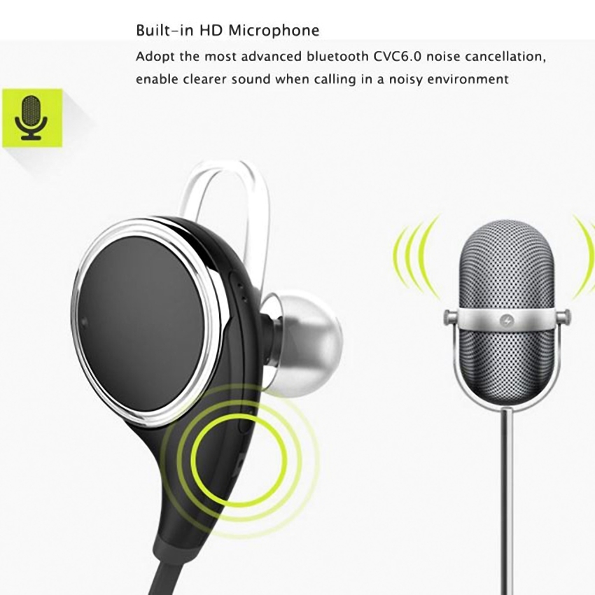 OEM/ODM AF-QY8 Cheap Stereo Wireless Bluetooth 4.1 EDR Neckband Sports In Ear Earphone Microphone