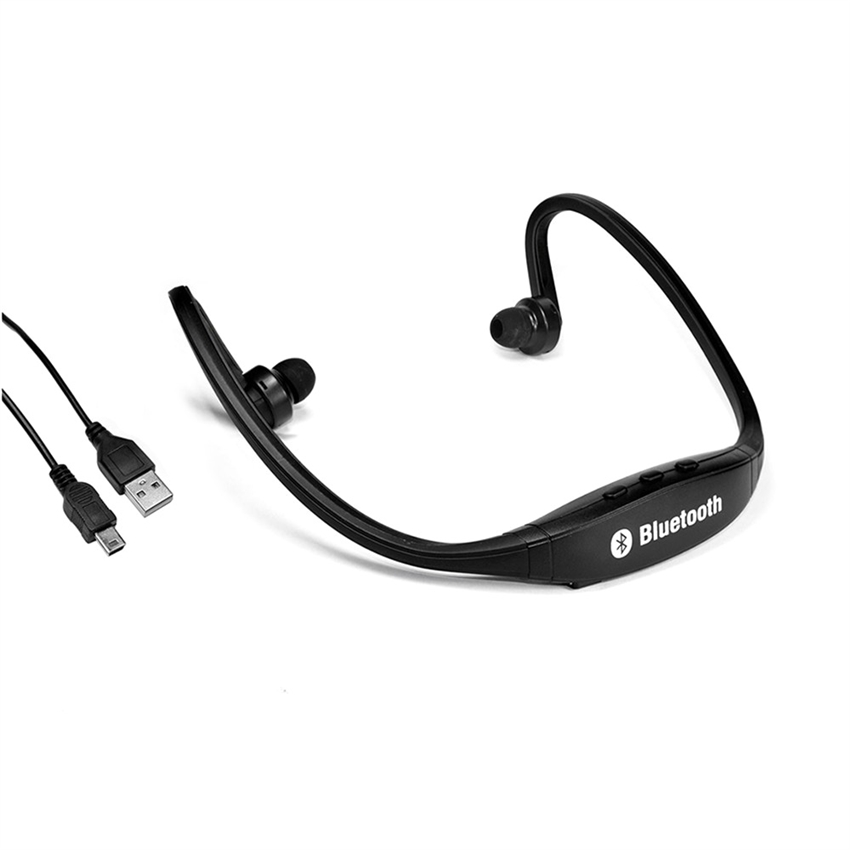 OEM/ODM AF-S9 On Ear TF Card Slot + FM Neckband In Ear Earphone Wireless Bluetooth 4.1 EDR