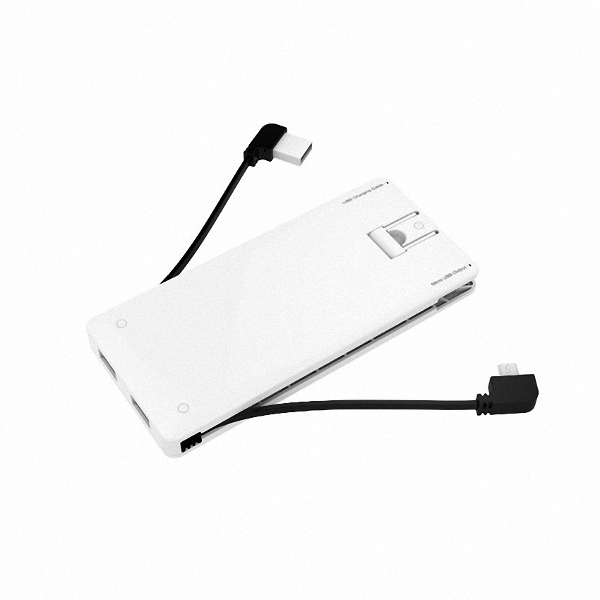 OEM/ODM AF-UL085 Built-in Cable UL Power Bank 5000mAh Charging Li-polymer Battery Charger
