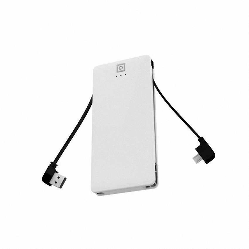 OEM/ODM AF-UL085 Built-in Cable UL Power Bank 5000mAh Charging Li-polymer Battery Charger